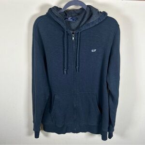 Vineyard Vines Dark Navy Full-Zip Hoodie Sweater